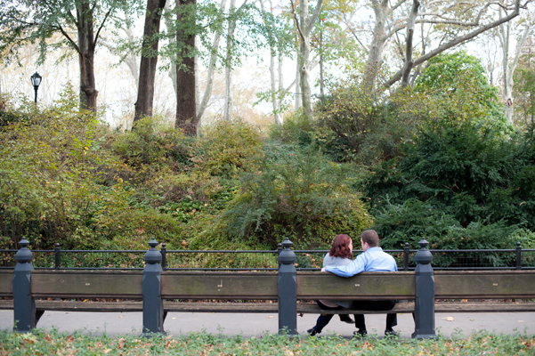 New York City Engagement session in Central Park AMBphoto photography by Anne-Marie Bouchard
