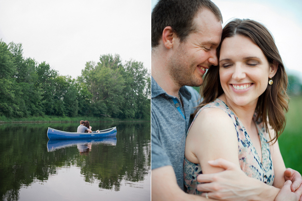 Ottawa Ontario engagement session canoe