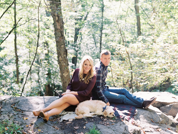 AMBphoto fall engagement session in Gatineau Park