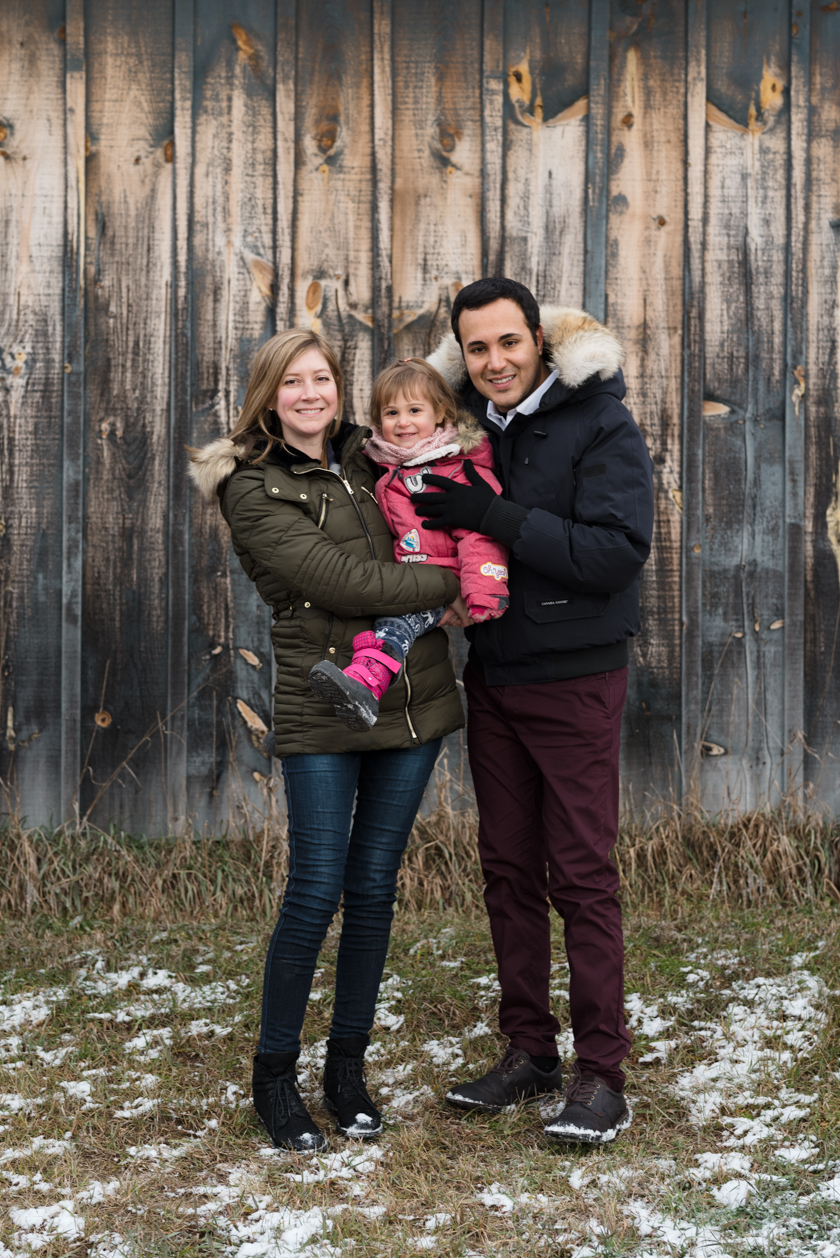 Outdoor Tree Farm Family Session in Oxford Mills, Ontario